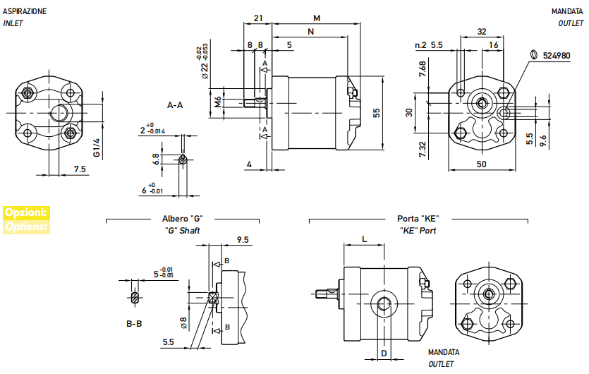 MARZOCCHI GEAR PUMP