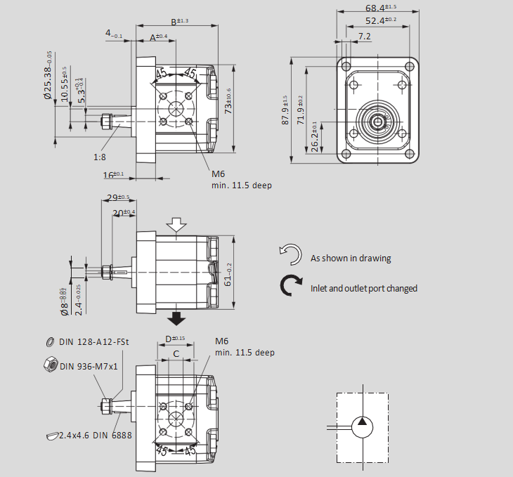 Rexroth gear pump azpb