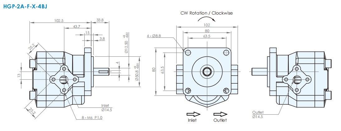 Hydromax HGP gear pump