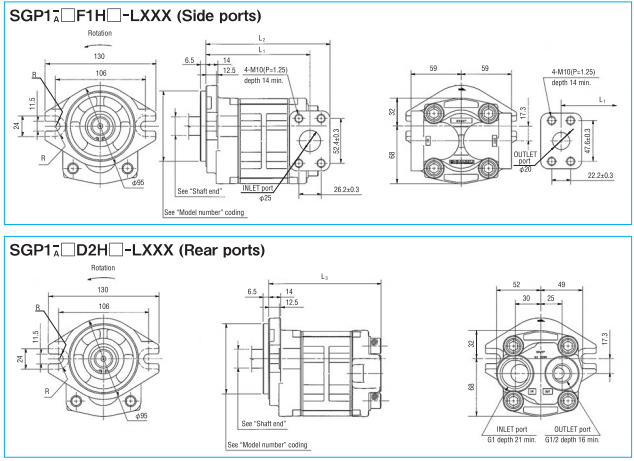 shimadzu sgp1 gear pump