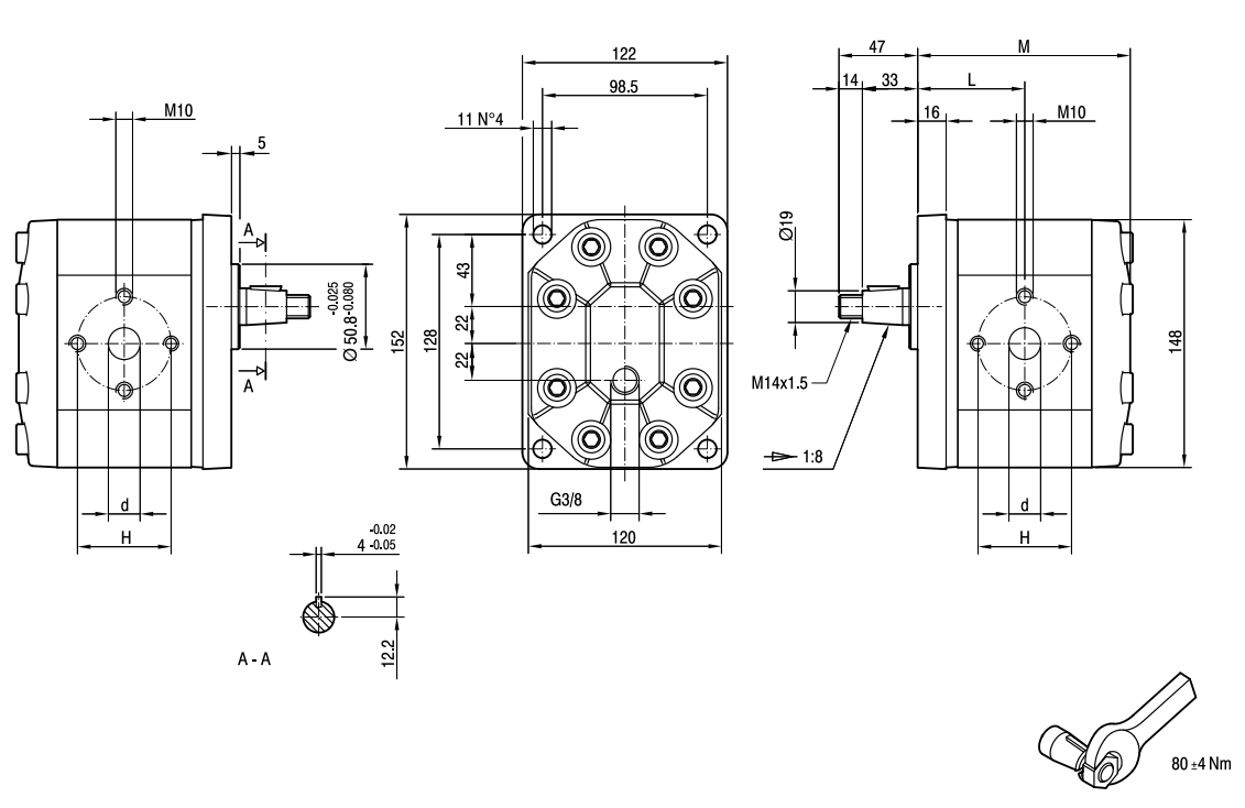 Marzocchi Gear Motor GHM3