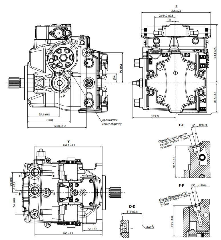 DANFOSS H1P PISTON PUMP