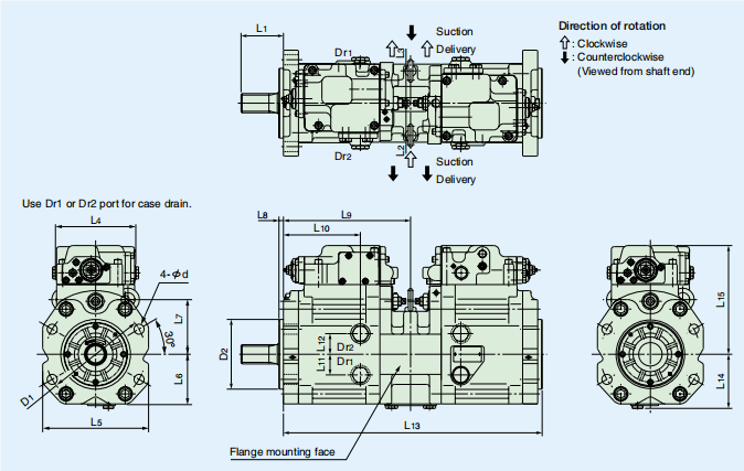 K5V Axial Piston Pump