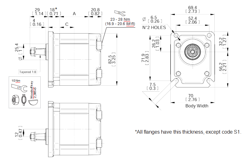 1.5PE - Aluminium gear pumps