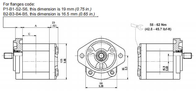 2pe gear pump