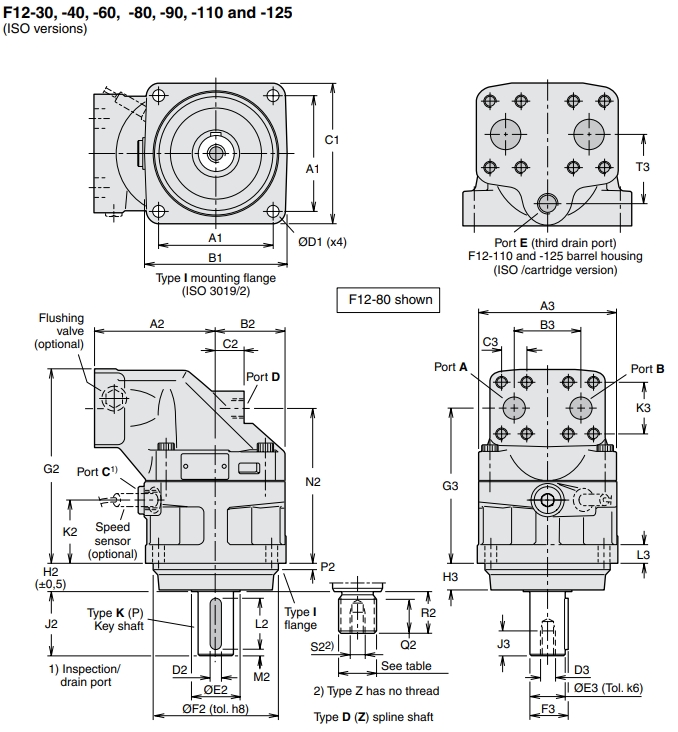 parker f12 pump motor