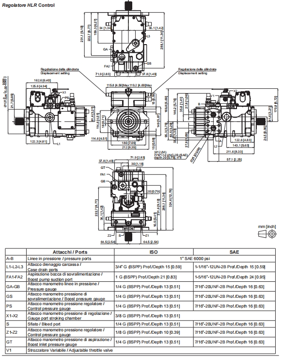 The S6CV Series variable displacement piston pumps for closed loop circuits are axial piston pumps with a swashplate design and an optional through drive shaft.